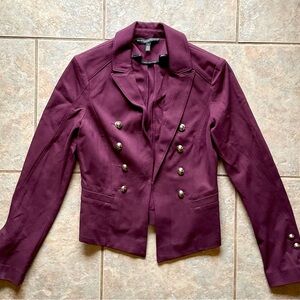 White House Black Market Burgundy Blazer